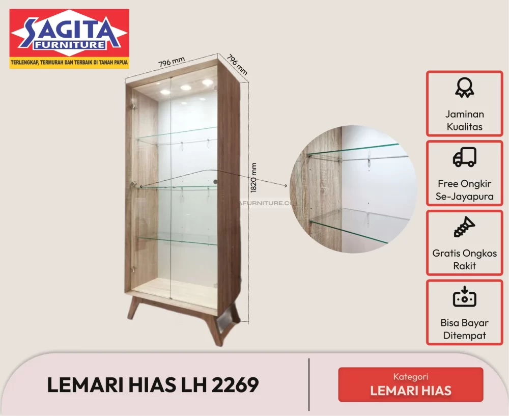 View lemari hias lh