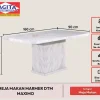 Webp meja makan marmer dtm maximo wls