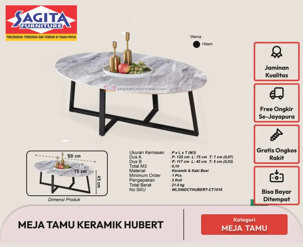 Webp meja tamu keramik hubert wls