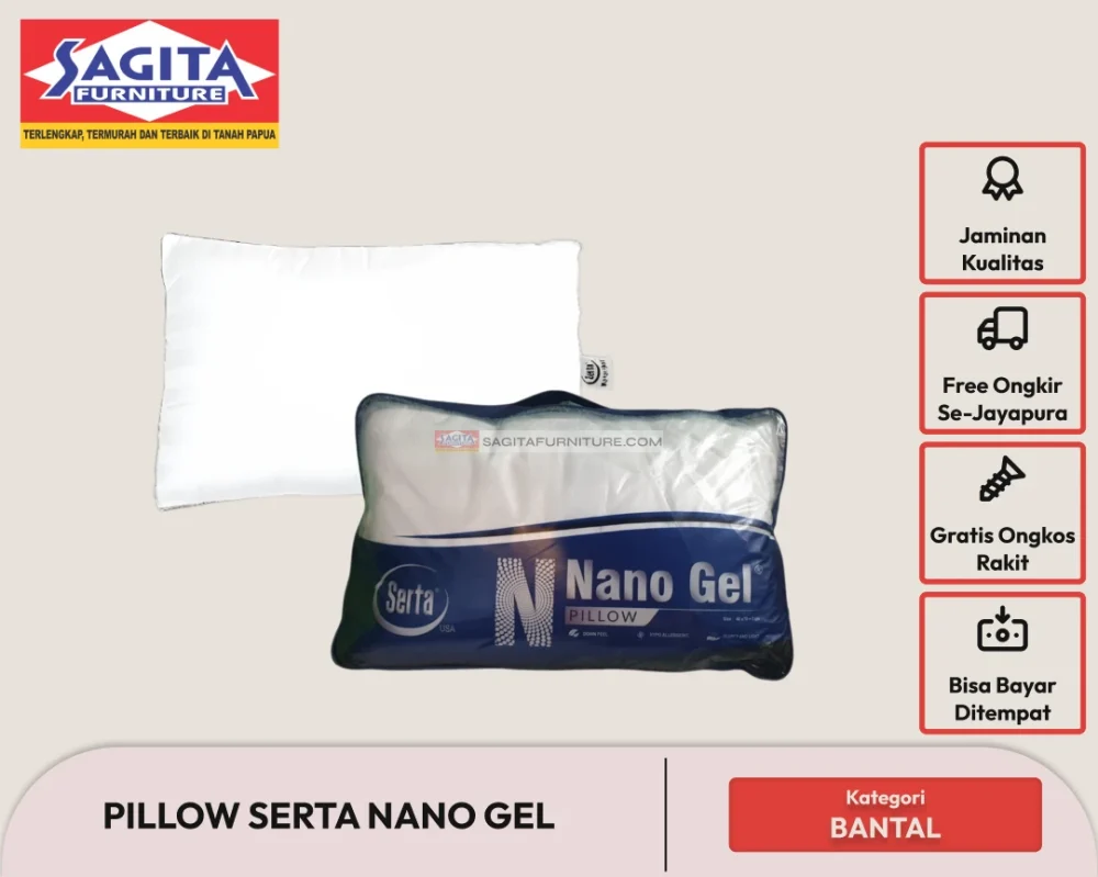 Webp pillow serta nano gel