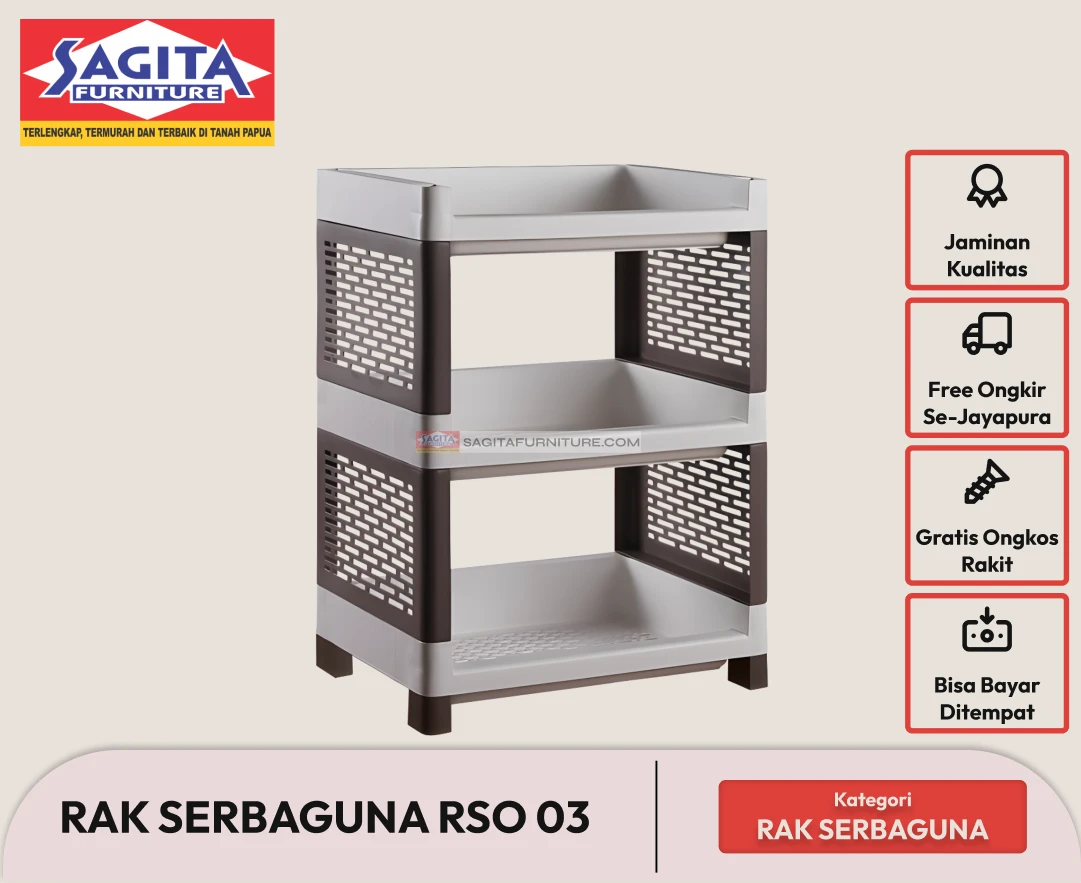 RAK SERBAGUNA RSO 03 – CV. Sagita Furniture