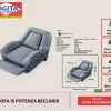 Webp sofa 1s potenza recliner wls
