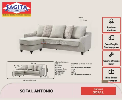 Webp sofa l antonio wls