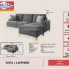 Webp sofa l sapphire abu wls